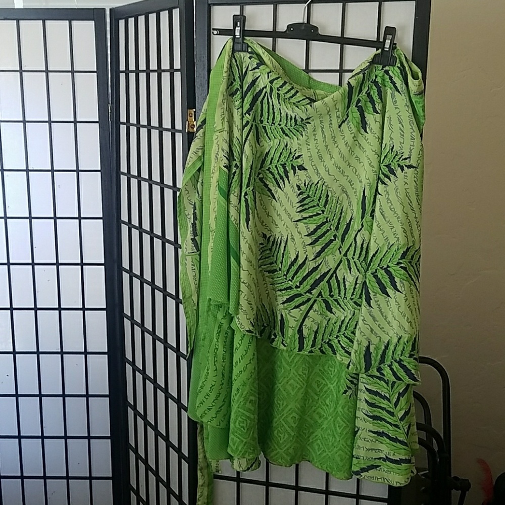 Silk wrap skirt/dress